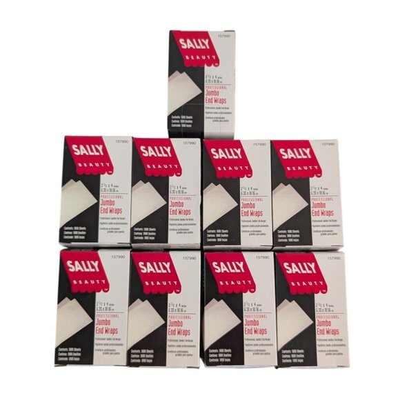 Sally Beauty Other - Sally Beauty Professional Jumbo End Wraps 2.5x4 Inch 9 Boxes of 1000 Sheets NEW